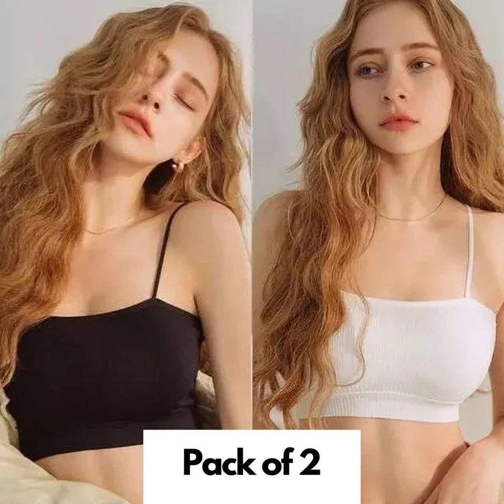 Seamless Women's Crop Camisoles Pack of 2